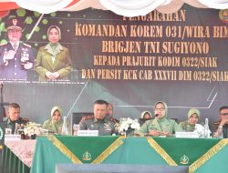 Kuker Ke Markas Kodikm 0332/Siak, Begini Pesan Brigjen TNI Sugiyono