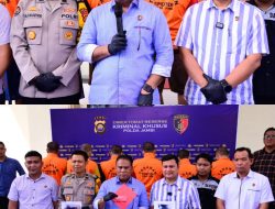 Ditreskrimsus Polda Jambi Gelar Konferensi Pers Tindak Pidana Migas Ilegal