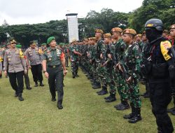 Danrem 072/Pamungkas Pimpin Apel Gelar Pasukan Pengamanan VVIP Presiden Republik Indonesia