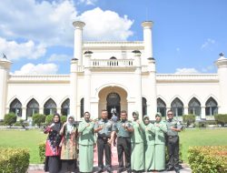 Brigjen TNI Sugiyono Beserta Rombongan Berkunjung ke Istana Siak