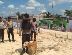 Subsatgas Sterilisasi Libatkan Unit Satwa (K9) Sterilisasi Lokasi Kampanye 