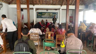 Kodim Gunungkidul Gelar Giat Non Fisik Program TMMD, Memberikan Dampak Bagus Bagi Warga.