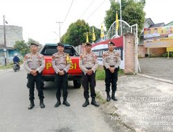 Subsatgas Objek Penting Melaksanakan Patroli dan Pengecekan ke Lokasi Penting