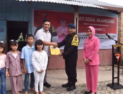 Satbrimob Polda Riau sambut HUT Ke – 79 Korps Brimob Polri Dengan Anjangsana ke Panti Asuhan Maranatha