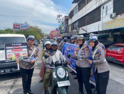 Satgas Preemtif dan Ban Ops Subsatgas Humas Sosialisasi Tertib Berlalu Lintas