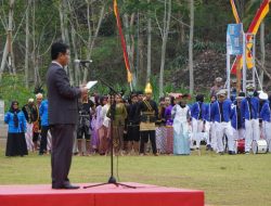 Pemerintah Daerah Kabupaten Gunungkidul melalui Dinas Kepemudaan Dan Olahraga Menggelar Upacara Bendera Dalam Rangka Hari Jadi Sumpah Pemuda
