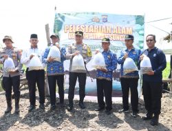 Kapolres Kulonprogo Tabur Benih Ikan Di Festival Jaga Kaliku 2024 Di Sungai Progo