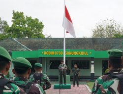 Dandim 0730 Gunungkidul Pimpin Upacara Hari Sumpah Pemuda.