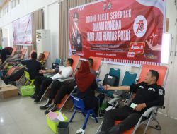 Peringati HUT ke-73 Humas Polri, Polda Riau Gelar Donor Darah