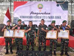 Kunjungan Kerja ke Yonif 132/BS, Danrem 031/WB Ingatkan Prajurit Hindari Judol Dan Narkoba