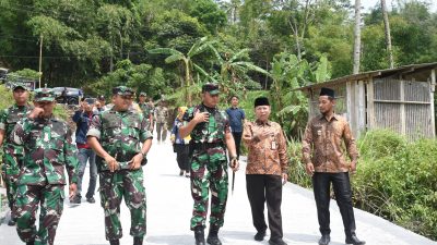 Danrem 072/Pamungkas Tinjau Hasil TMMD Sengkuyung Tahap IV di Magelang