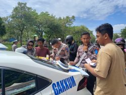 Satgas Gakkum Tindak Pengendara Tak Melengkapi Kelengkapan Kendaraan 