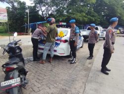 Gelar Razia Kendaraan, Puluhan Pengendara Terjaring Satgas Gakkum Polda Riau