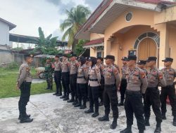 180 Personel Subsatgas PAM DiterjunkanDalam Pengamanan Kampanye Cawako/Cawawako
