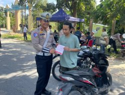 Personel Gabungan Gelar Operasi Zebra Lancang Kuning 2024 Puluhan Kendaraan Terjaring