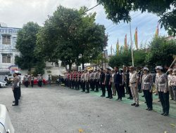 Satgas Terlibat Ops Zebra Ikuti Apel Pagi Sebelum Pelaksanaan Operasi 