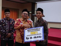 Pemko Payakumbuh Serahkan Tabanas Rp 108.585.000  Untuk  Kafilah Juara MTQ  2024