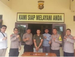 Pengedar Narkoba Sabu Sabu di amankan Polsek Muara Padang.