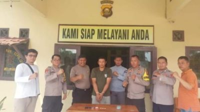 Pengedar Narkoba Sabu Sabu di amankan Polsek Muara Padang.