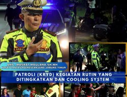 Polres Tanjab Timur Laksanakan Patroli KRYD dan Cooling System 
