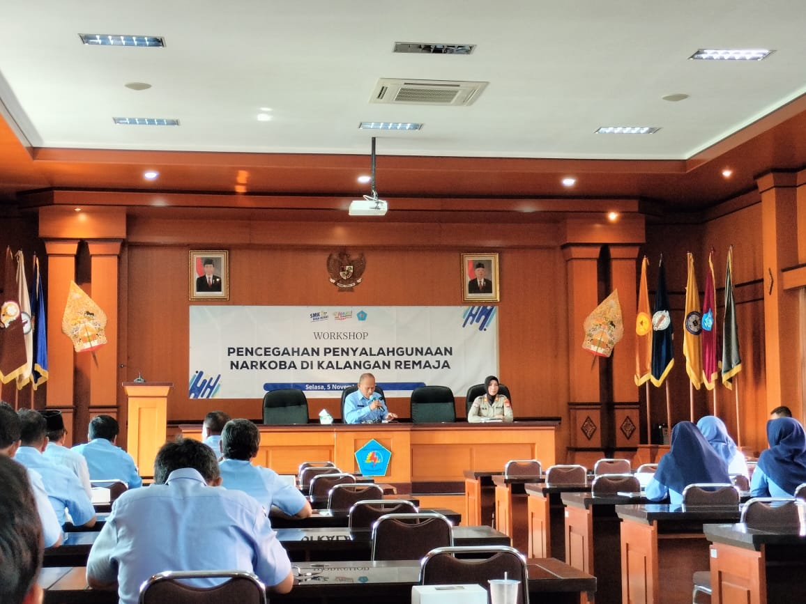 Cegah Peredaran Miras Dan Narkoba, Polres Kulonprogo Gelar Workshop Pencegahan Di SMK 2 Pengasih