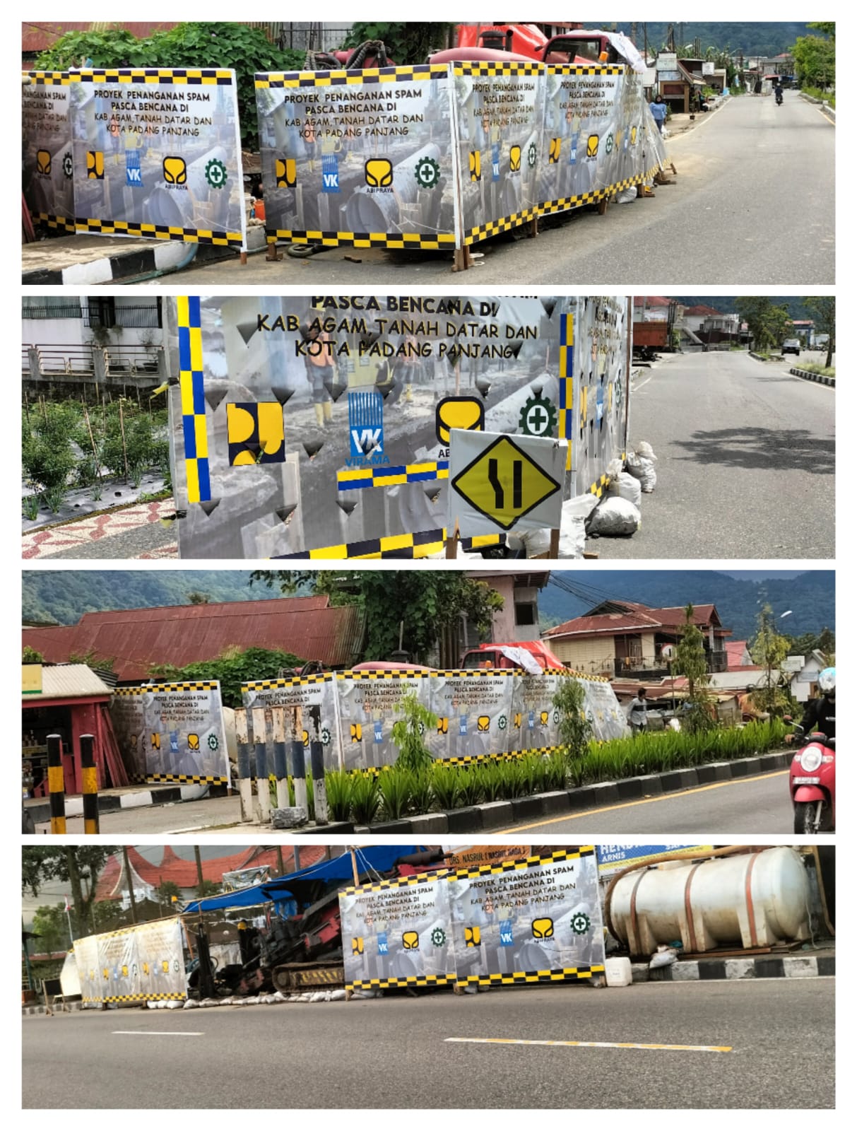 Sistem Penyediaan Air Minum (SPAM) Kota Padang Panjang Terkena Dampak Pasca Bencana