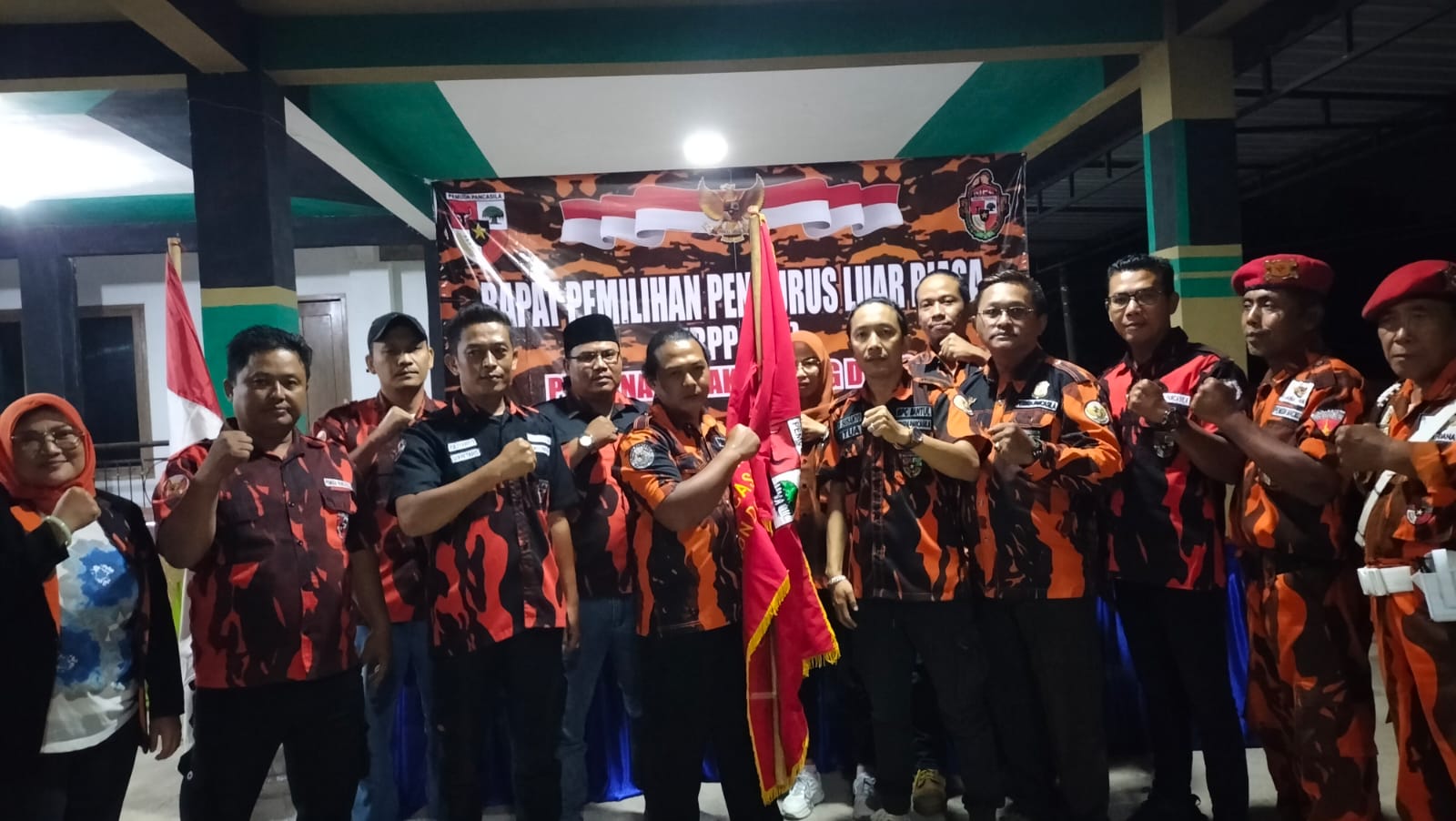 Gelar RPP LUB, Bang AW Terpilih Secara Aklamasi Sebagai Ketua PAC Pemuda Pancasila Dlingo Periode 2024-2027