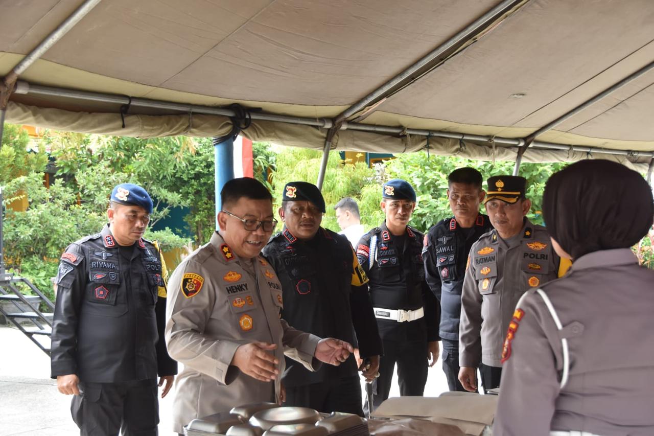 Satbrimob Polda Riau Sediakan Makan Bergizi Dukung Program Asta Cita Presiden
