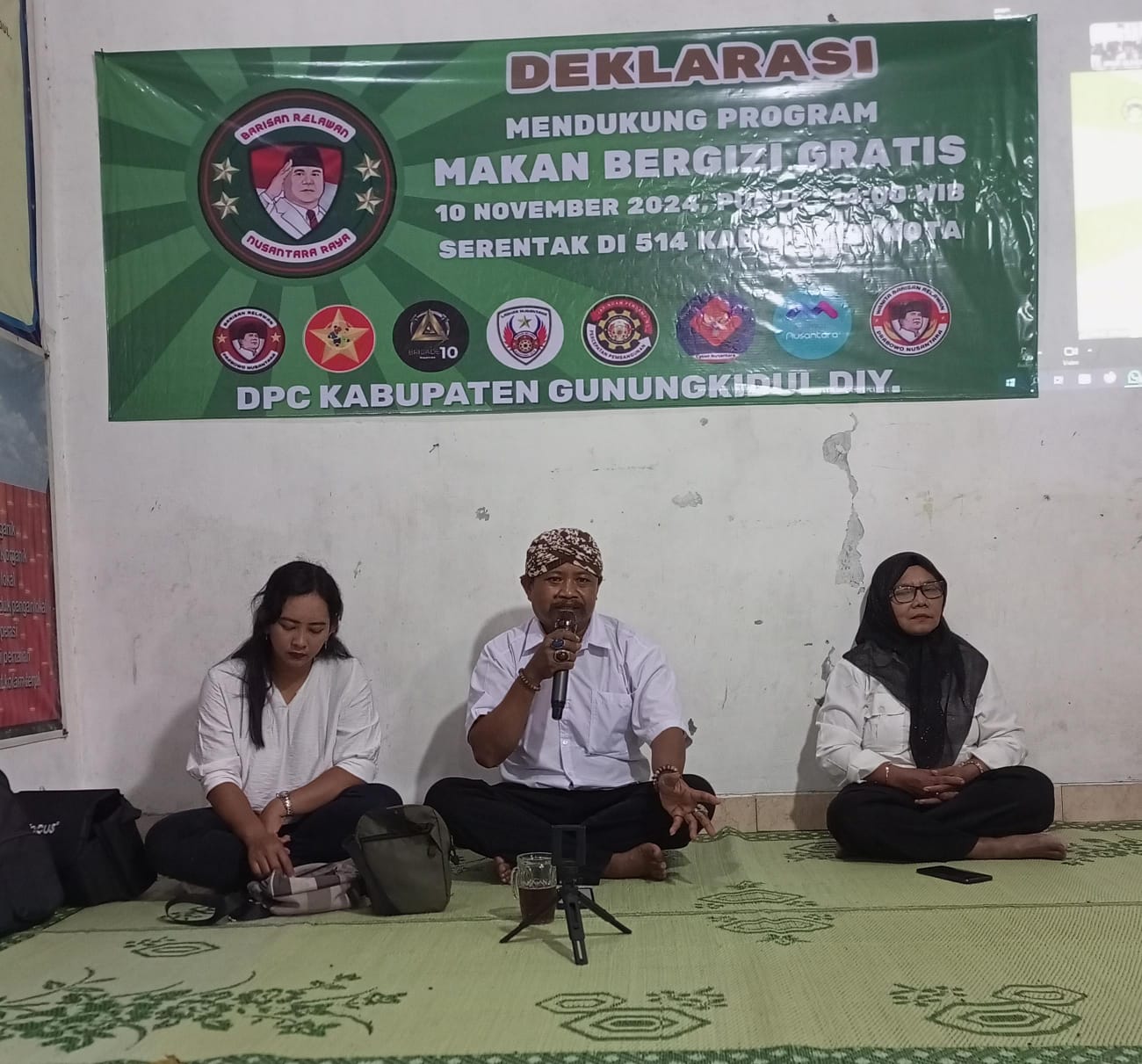 Ratusan Pengurus DPC BRNR Kabupaten Gunungkidul Gelar Deklarasi Akbar