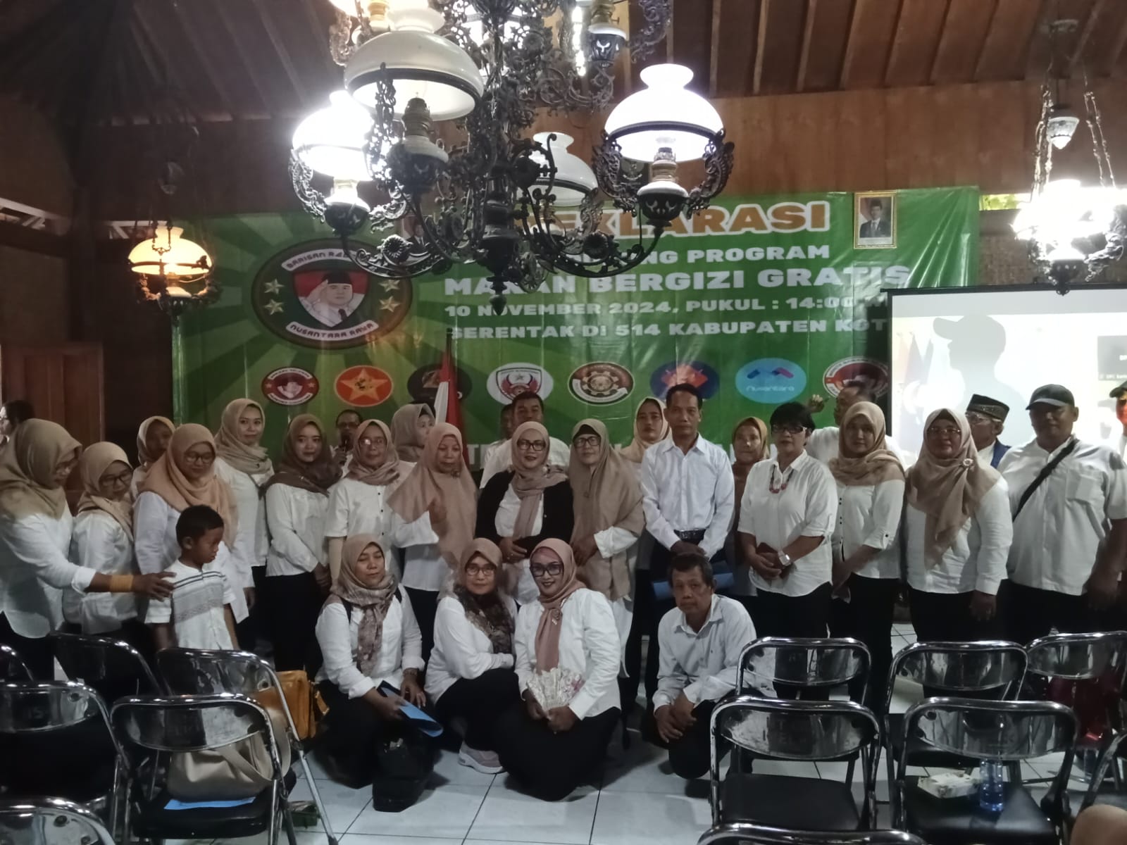 DPC BRNR Bantul Serta Tim 17 PAC Gelar Deklarasi Akbar Serentak Dukung Program MBG Bersama 514 Kabupaten Kota se Indonesia