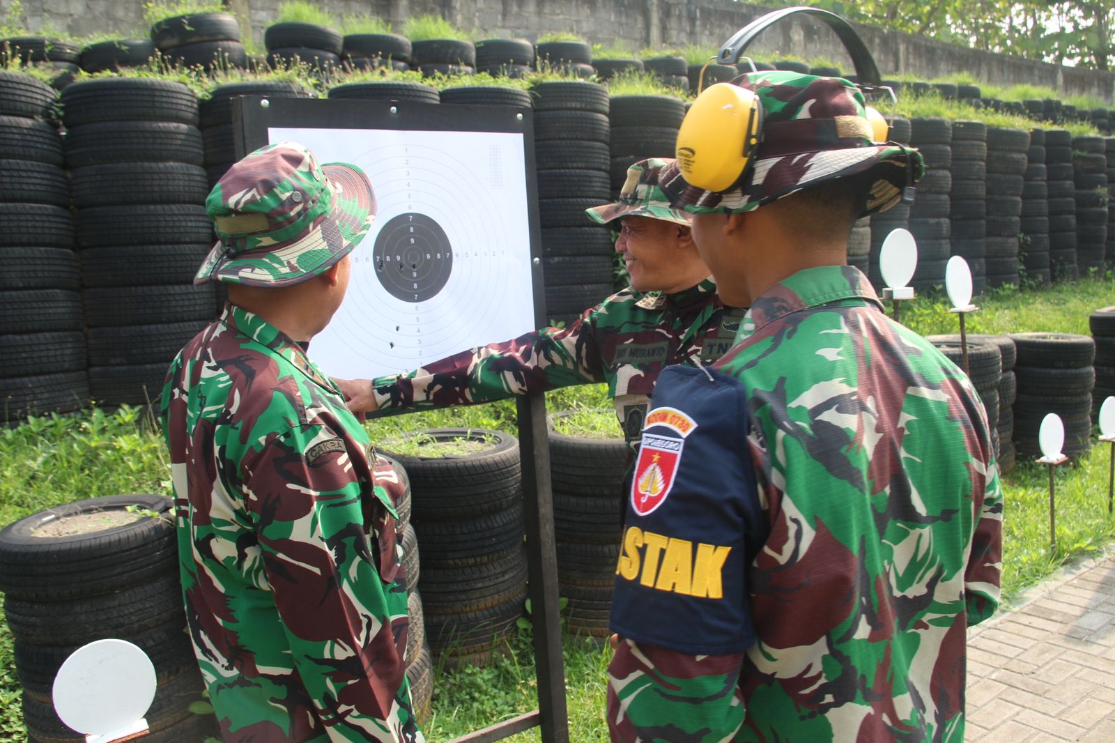 Kodim 0730/Gunungkidul Gelar Latihan Menembak Pistol Semester II.