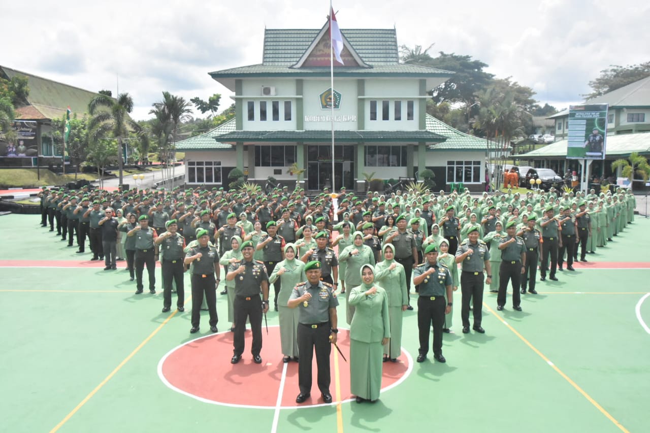 Kunjungan Kerja Danrem 031/Wira Bima ke Kodim 0313/KPR