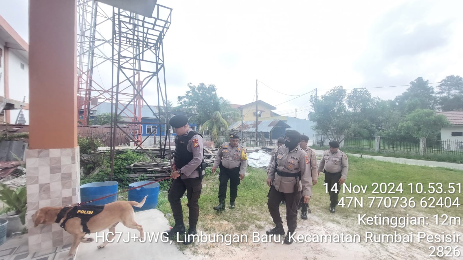 Kembali, Satgas Sterilisasi Melaksanakan Sterilisasi Objek Vital dan Lokasi Kampanye
