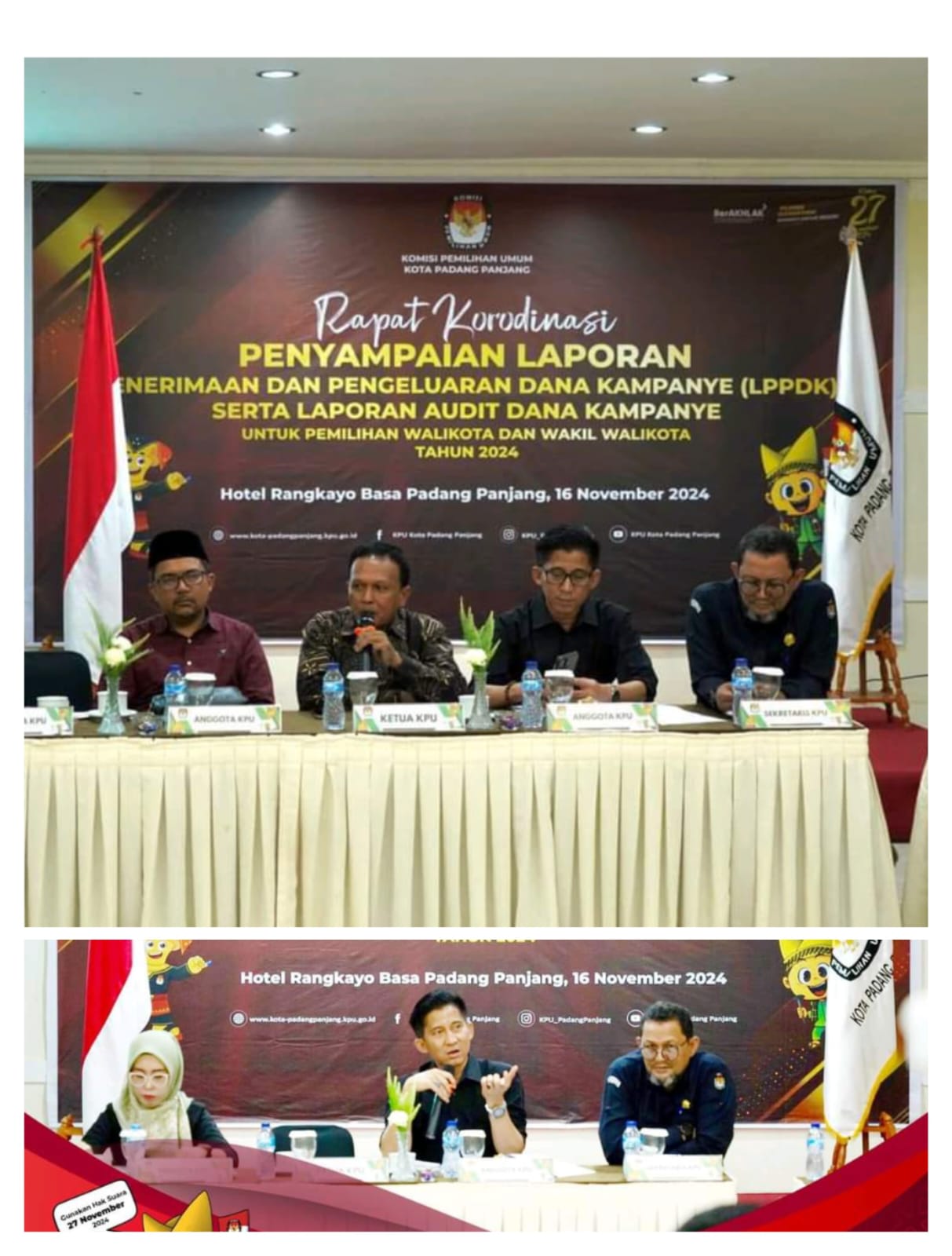 Paslon Pilkada Wajib Sampaikan Laporan Penerimaan dan Pengeluaran Dana Kampanye (LPPDK) kepada  KPU