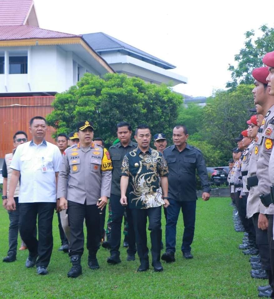 Sekdako Pekanbaru Ikuti Apel Gelar Pasukan Kesiapan Kampanye Akbar