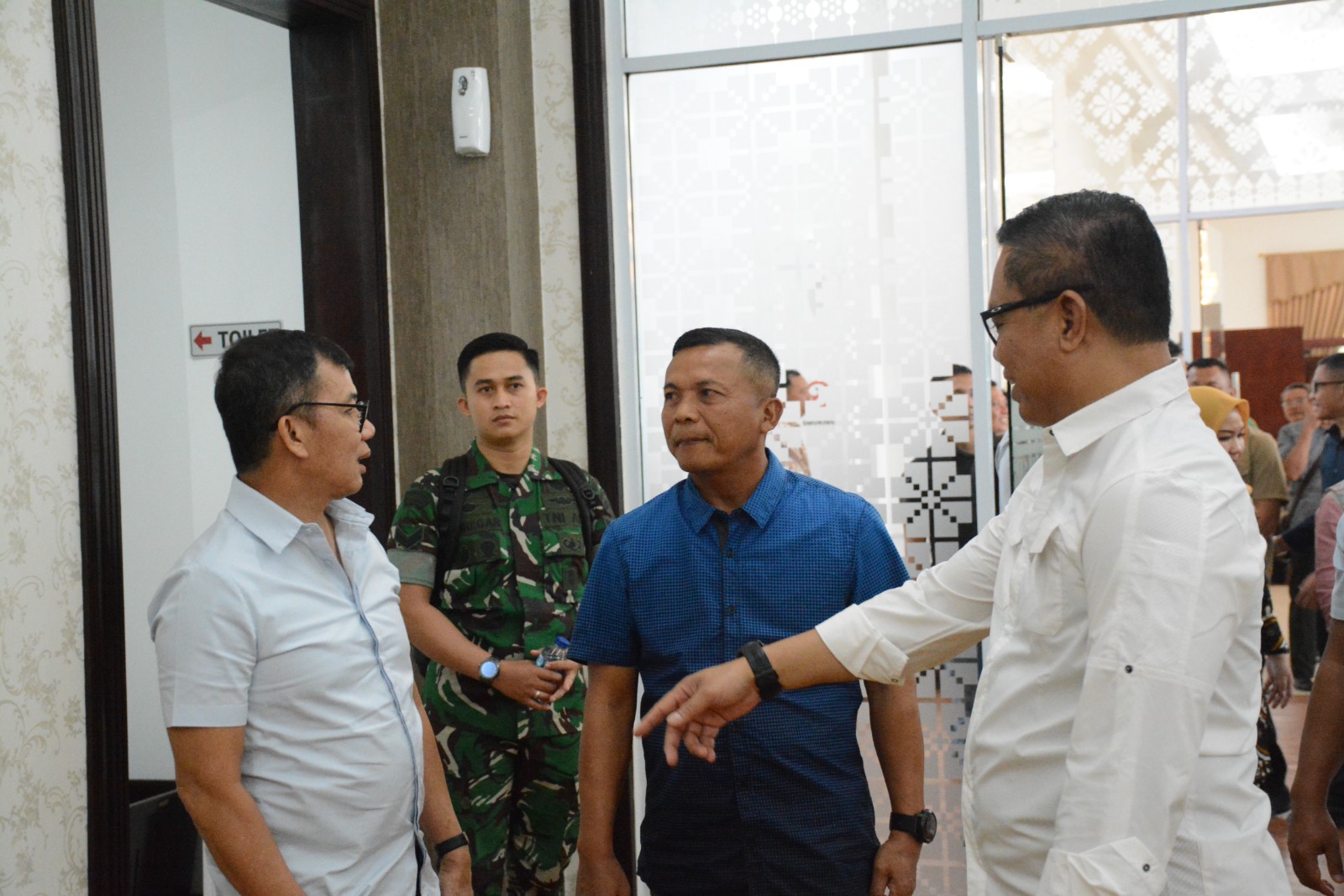 Danrem 031/Wira Bima Sambut Dengan Kehangatan Kedatangan Pangdam I/Bukit Barisan