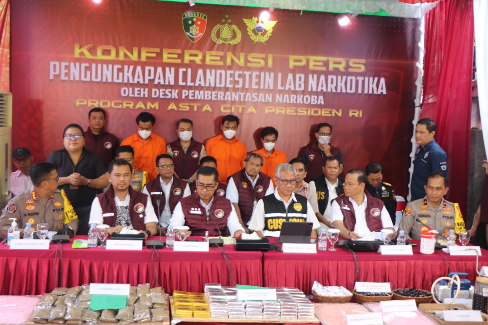 Polri Bongkar Jaringan Clandestine Lab Narkoba Senilai Rp 1,5 Triliun di Bali