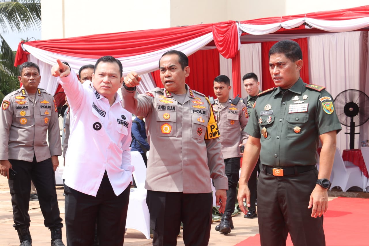 Polda Sumsel Memulai Launching Gugus Tugas Polri dalam Mendukung Ketahanan Pangan.
