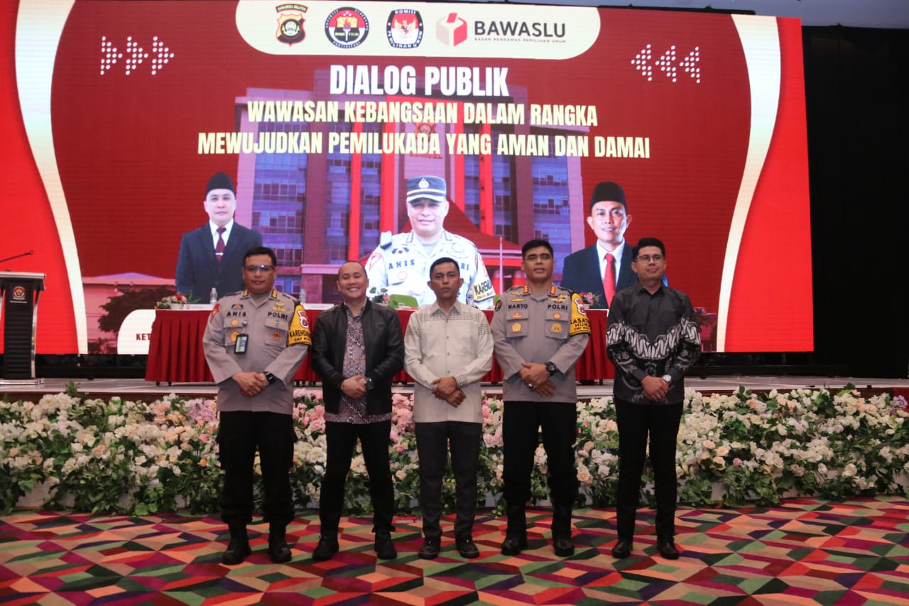 Jelang pemungutan suara pilkada sumsel polda sumsel gelar Dialog Publik.