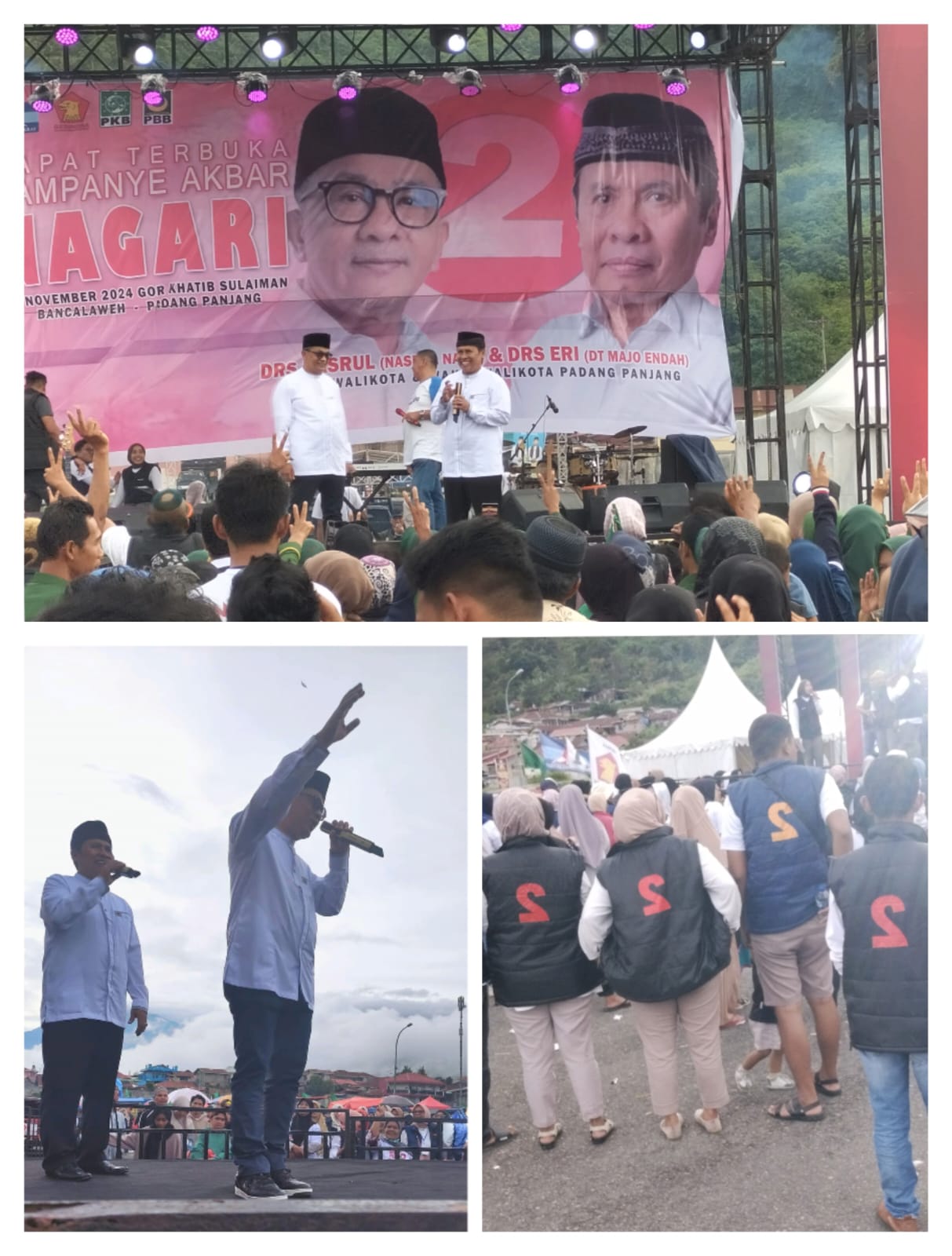 Kampanye Akbar Paslon Nomor Urut 2 Nasrul – Eri di Lapangan Banncah Laweh