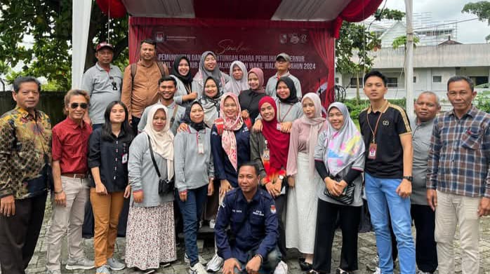 Memasuki Masa Tenang, PPK Tenayan Raya Himbau Masyarakat Gunakan Hak Pilih, Tolak Money Politik