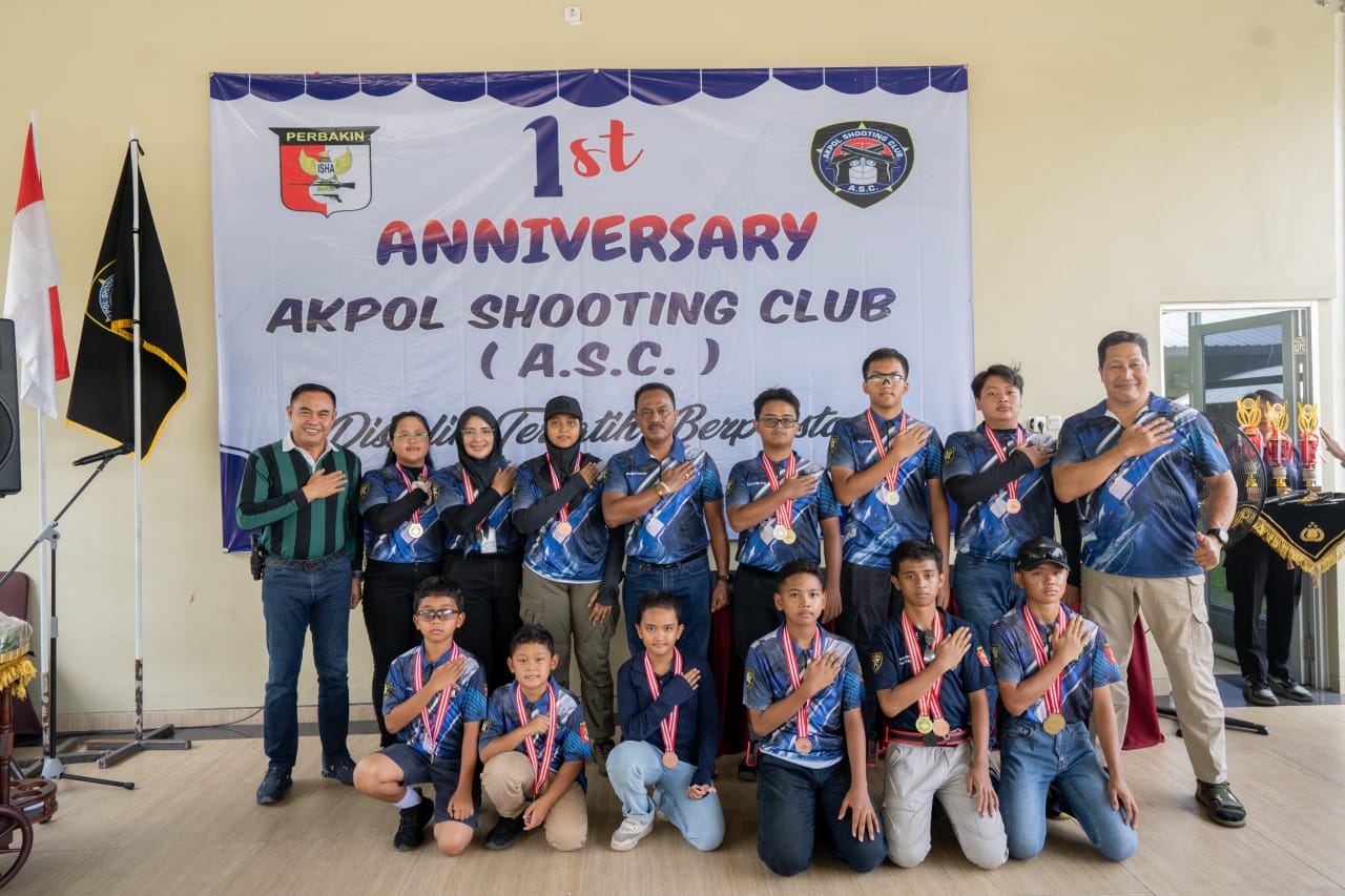 Desing Suara Tembakan Bersahut Sahutan Jelang Anniversary 1 th ASC Di Pati cara Wirya Akademi Kepolisian