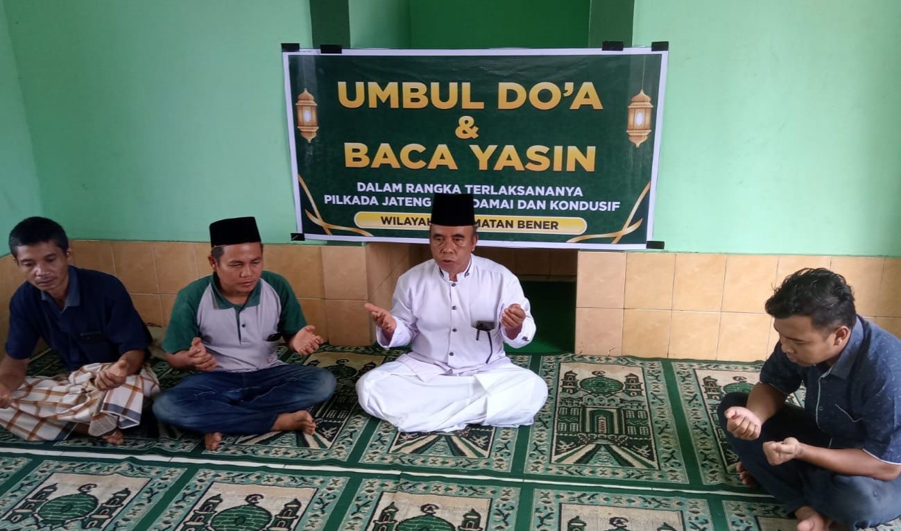 Kecamatan Grabag Kecamatan Gebang Kec Bener Menggelar Kegiatan Doa Bersama Dengan Membaca Surat Yasin.