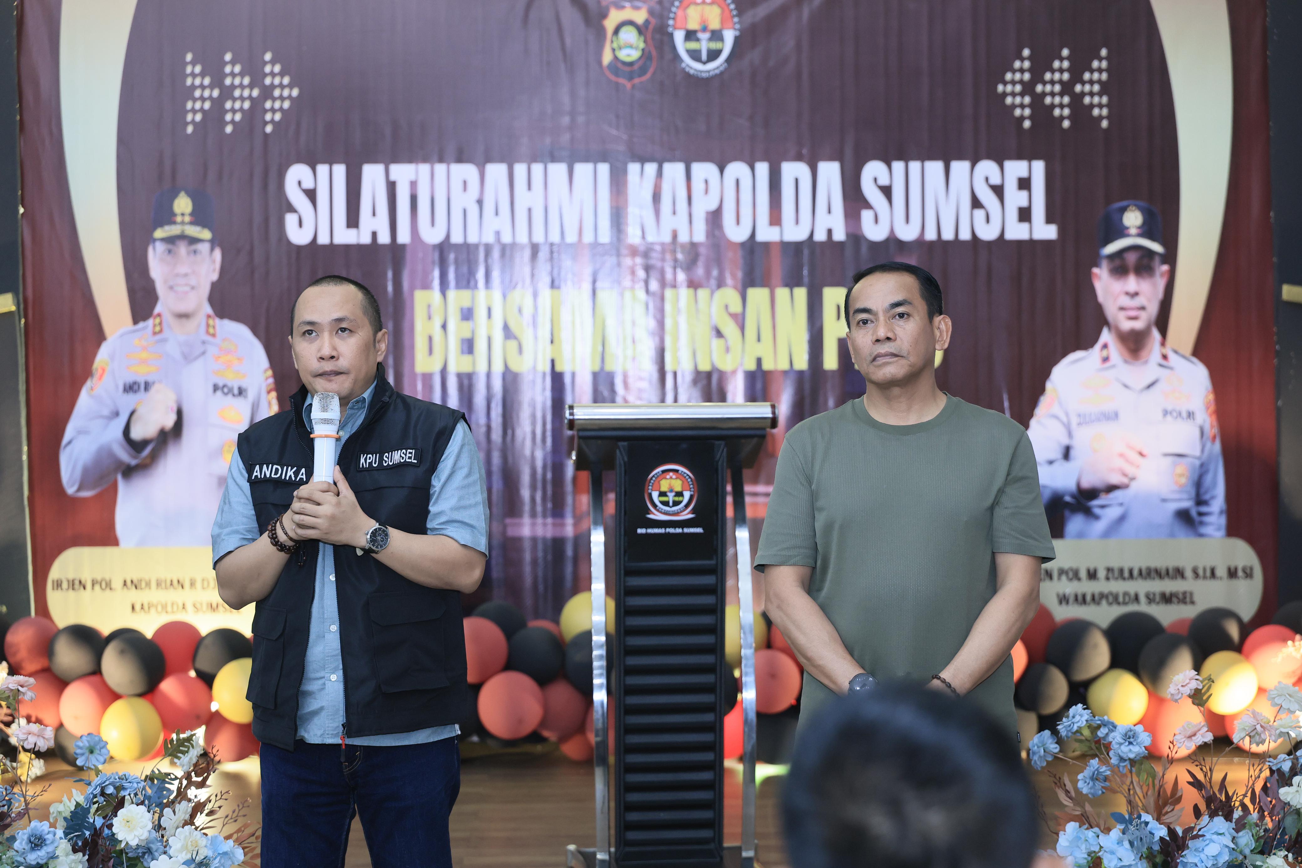 Silahturahmi Kapolda Sumsel Bersama Insan Pers