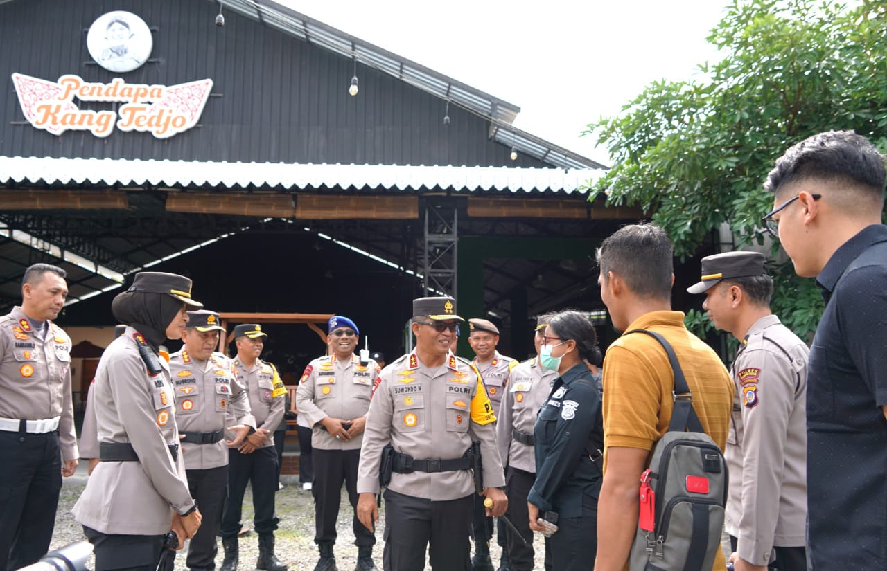 Kapolda DIY Pantau Pemungutan Suara Wilayah Gunungkidul.