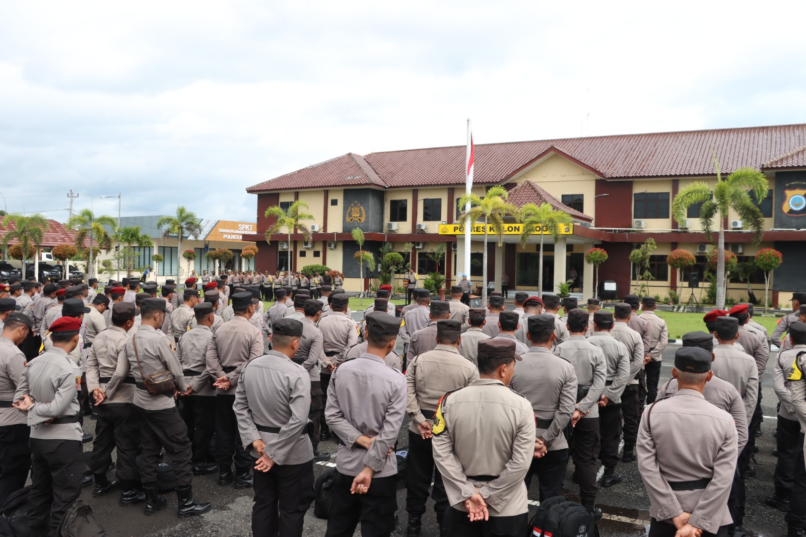 Apel Konsolidasi Personel Polres Kulonprogo: “Berangkat Sehat, Kembali Sehat”