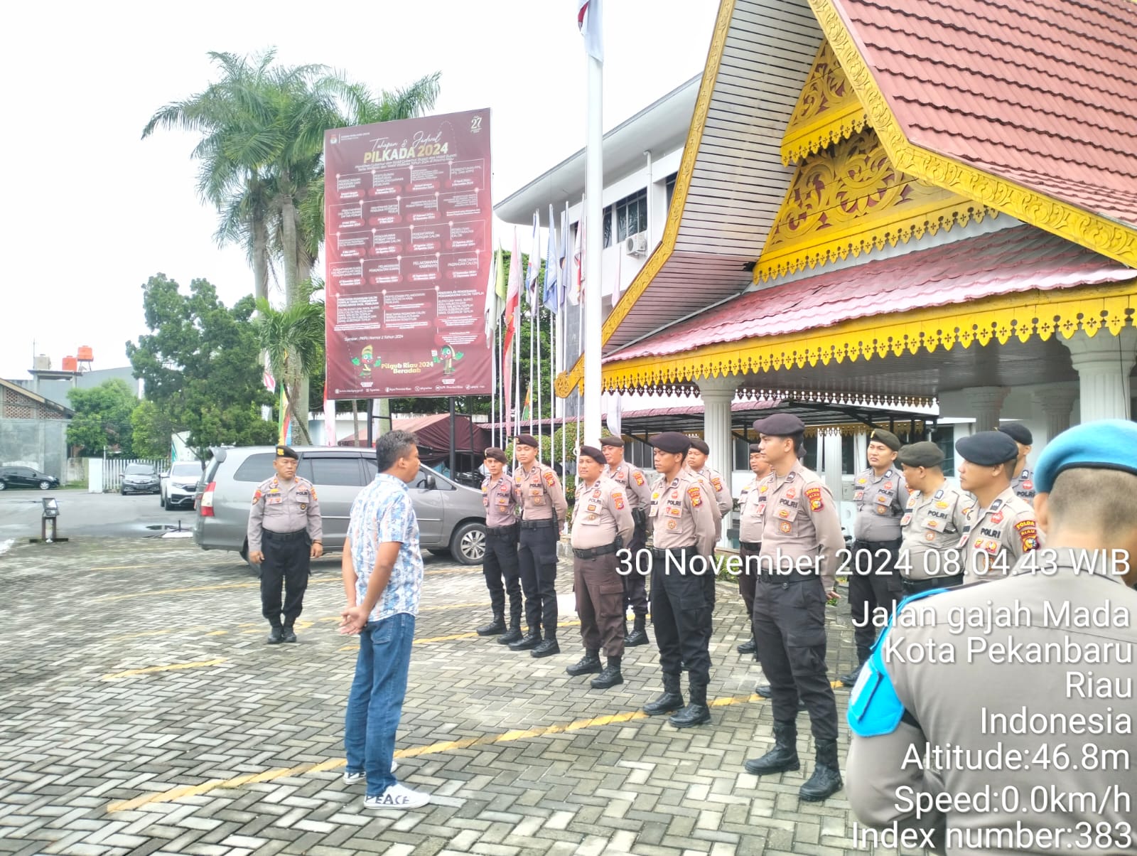 Puluhan Personel Subsatgas PAM Ikuti Kegiatan Apel Pagi