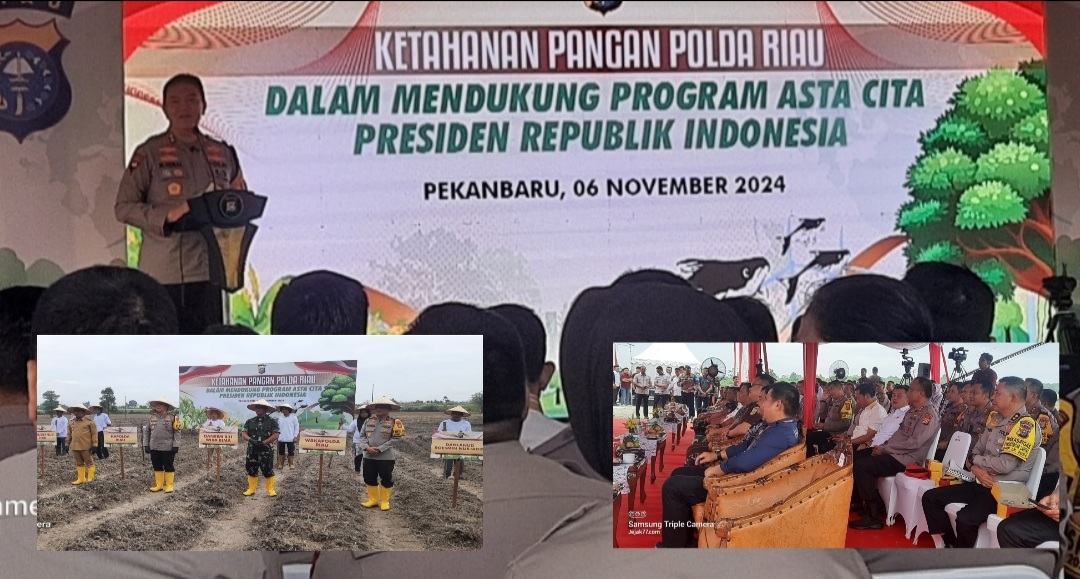 Polda Riau Kick Off Ketahanan Pangan Mendukung Program Asta Cita Presiden RI