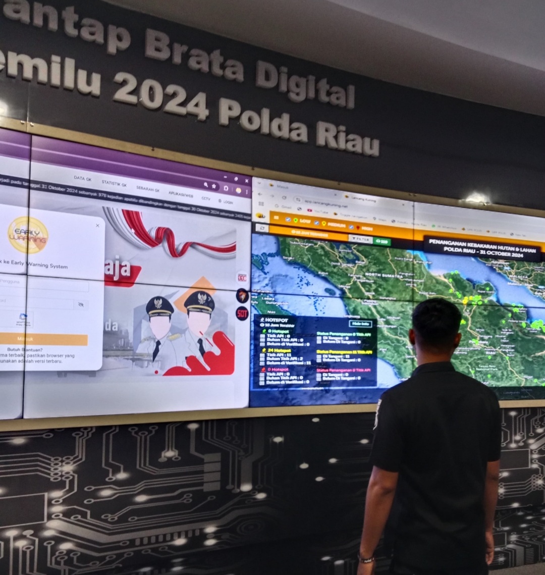 Satgas TIK Lakukan Pengecekan Perangkat Jaringan Secara Berkala di Mapolda Riau    