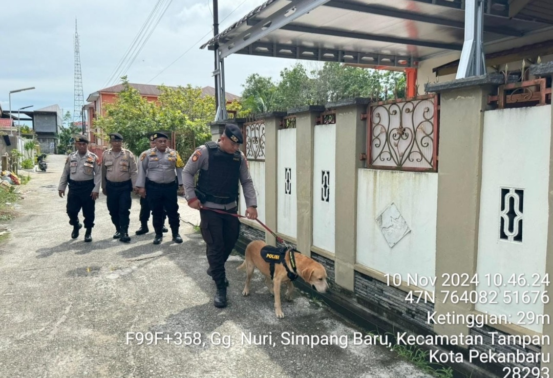 K9 Dilibatkan Sterilisasi Kantor Penyelenggara Pilkada dan Lokasi Kampanye